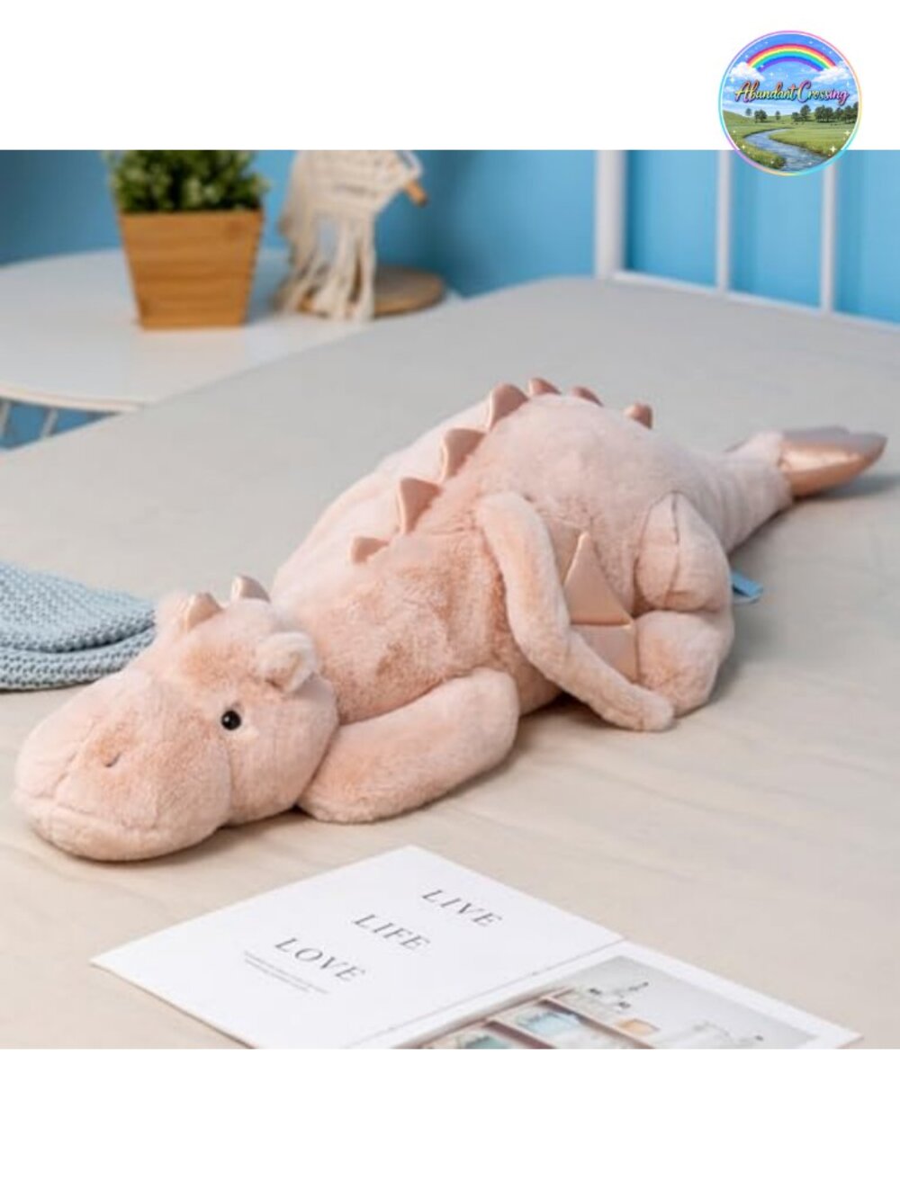 Weighted Dragon Stuffed Animal 10 lbs, Heavy Plush for Kids and Adults, Comfort
